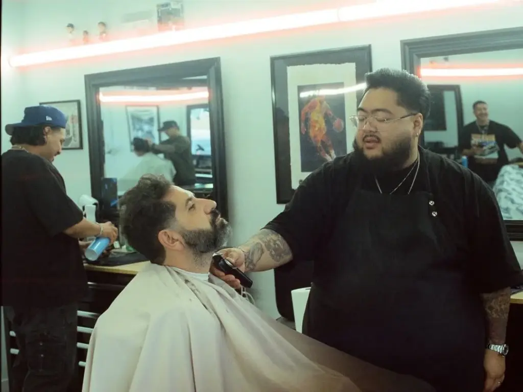 Taper fade haircut near Lake Balboa